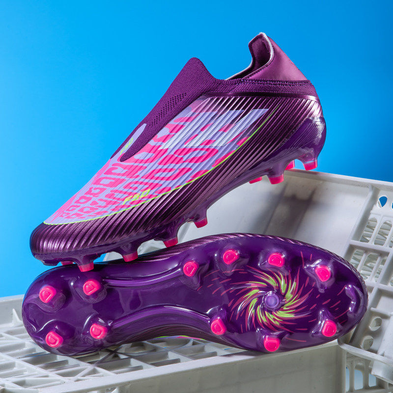 开学季2025新款无缝款长钉碎钉足球鞋中大童青少年足球训练鞋男女