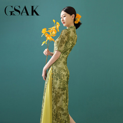 GSAK原创旗袍印花日常