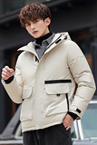 21冬季短款情侣装工装休闲百搭羽绒服外套男韩版Y2058-P90，男装羽绒服，星座815-2