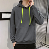 21秋季华夫格打底衫秋冬时尚绣花男青年连帽卫衣上衣潮W809-P30，男装卫衣，星座815-2