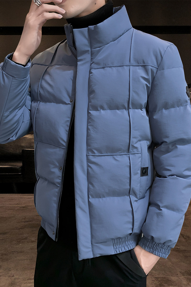 跑量冬装棉衣男外套男冬季纯色立领棉服青年M8228-P60,男装棉衣,星座815-2