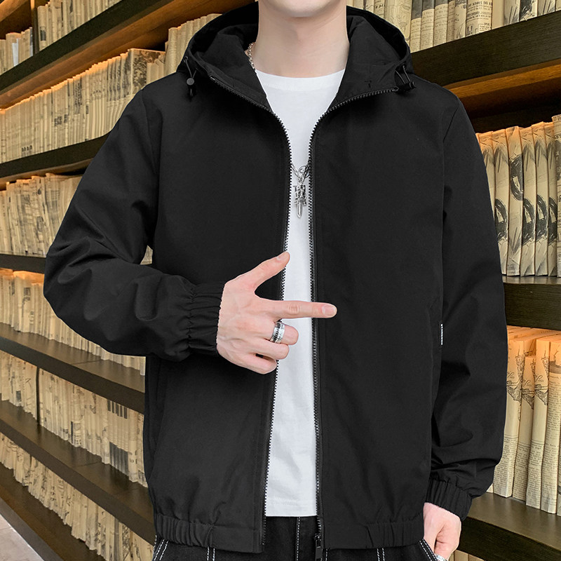 秋季2021男士工装外套新款潮流上衣秋装夹克男休闲衣服J983-P37图片