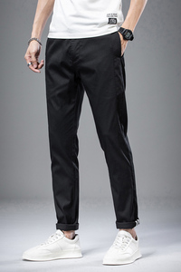 休闲裤男直筒裤韩版修身直筒春季休闲弹力春秋款长裤子K2281-P45图片