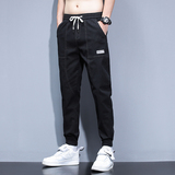 春夏季休闲牛仔裤男系绳宽松哈伦束脚个性工装潮K2135-P35，男装牛仔裤，星座815-2