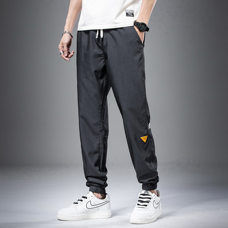 2023春夏 松紧腰束脚宽松哈伦休闲裤男 3色 M-5XL码K2282-P45图片