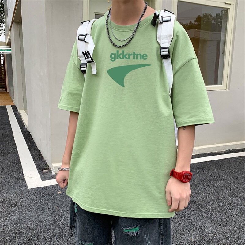 2024夏季新款短袖T恤男大码港风体恤潮牌潮流纯棉打底衫T6606-P15,男装T恤,星座815-2