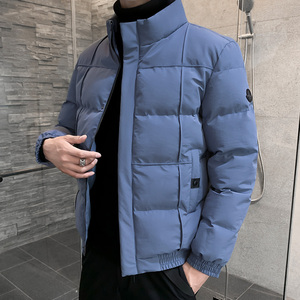跑量冬装棉衣男外套男冬季纯色立领棉服青年M8228-P60图片