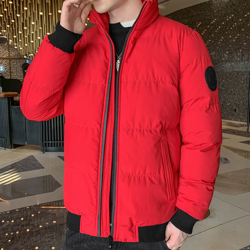 跑量男士新品港风短款立领棉衣冬款棉袄加厚M981-P42图片