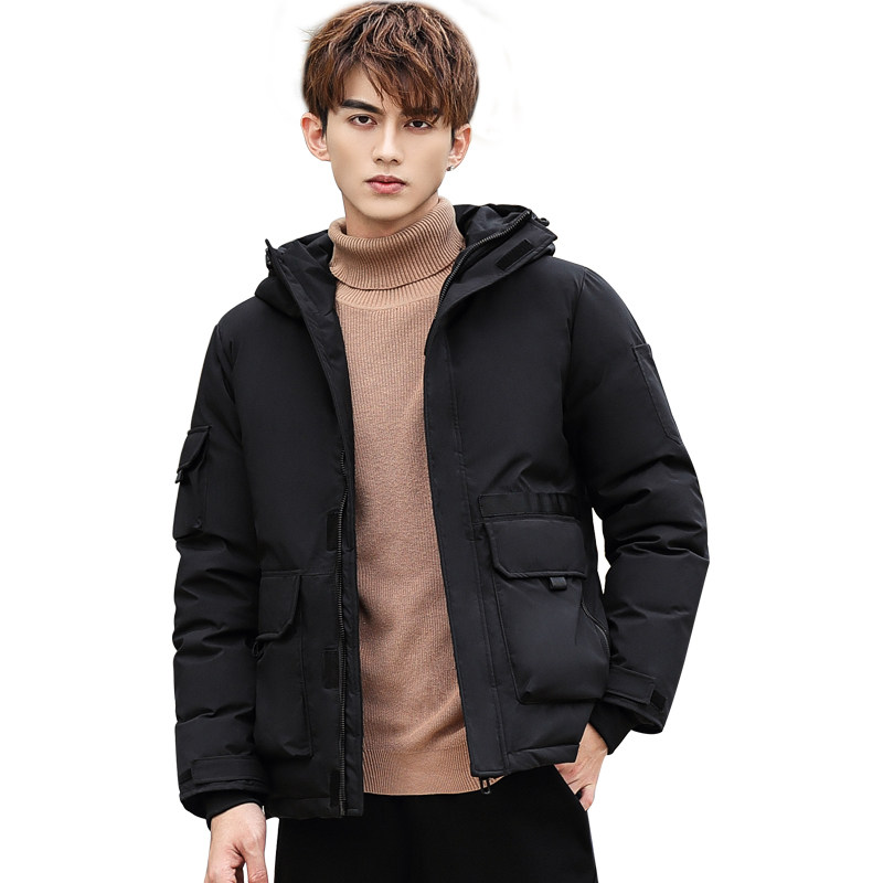 21冬季短款情侣装工装休闲百搭羽绒服外套男韩版Y2058-P90,男装羽绒服,星座815-2