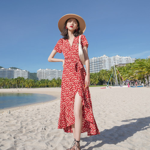 三亚旅游超仙风新款海边度假衣服