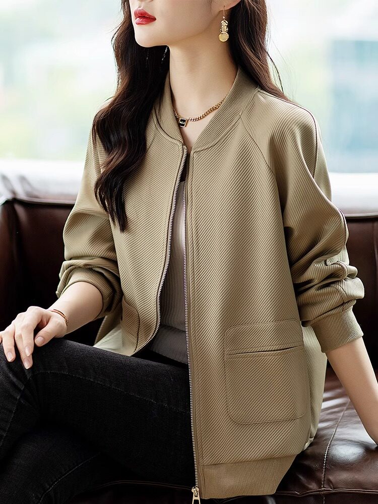 潮牌棒球服女2025春秋新款大码短外套爆款胖mm洋气夹克时尚上衣服