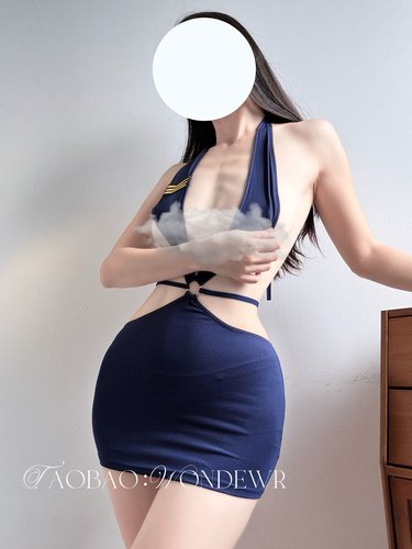 亲亲空姐秘书为你提供私人服务透明性感包臀裙遮不住长辈太过分
