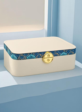 Sofis高档精致皮质首饰盒新款首饰收纳盒项链戒指手表饰品盒礼物