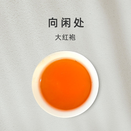 「向闲处」大红袍 中火传统武夷岩茶【百味茶集】@关乎于茶茶友会