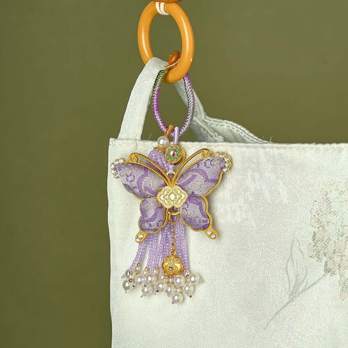 灵隐女神节礼物伴手礼宋锦蝴蝶春