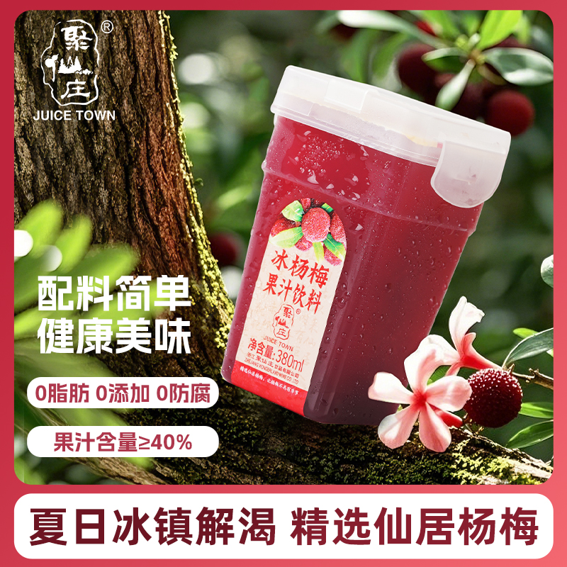 聚仙庄仙居杨梅汁24瓶冰镇鲜榨