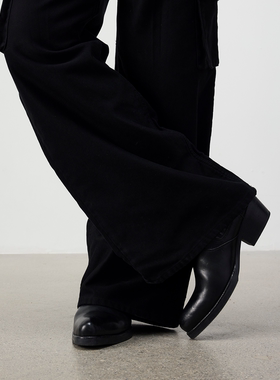 Set for life 25FW 水洗做旧马皮机缝固特异切尔西靴