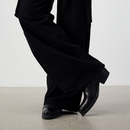 Set for life 25FW 水洗做旧马皮机缝固特异切尔西靴