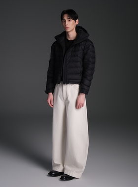 Set for life 24FW轻量化V型解构排骨羽绒服90白鸭绒