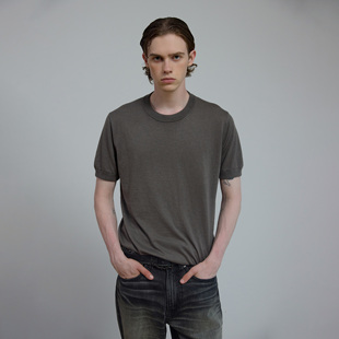 for 短袖 life 山羊绒羊毛天丝醋酸混纺老钱新贵修身 25SS Set