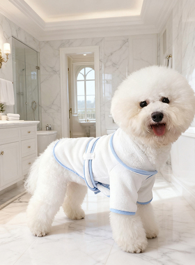 狗狗衣服小型犬冬天厚款保暖雪纳瑞比熊加厚防着凉高颜值居家睡袍