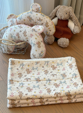 狗狗的小毯子泰迪小狗睡觉保暖毛毯比熊可爱月牙枕雪纳瑞冬天被子