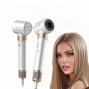 跨境高速七合一热风梳自动吸附卷发棒高速吹风机多功能造型电吹风