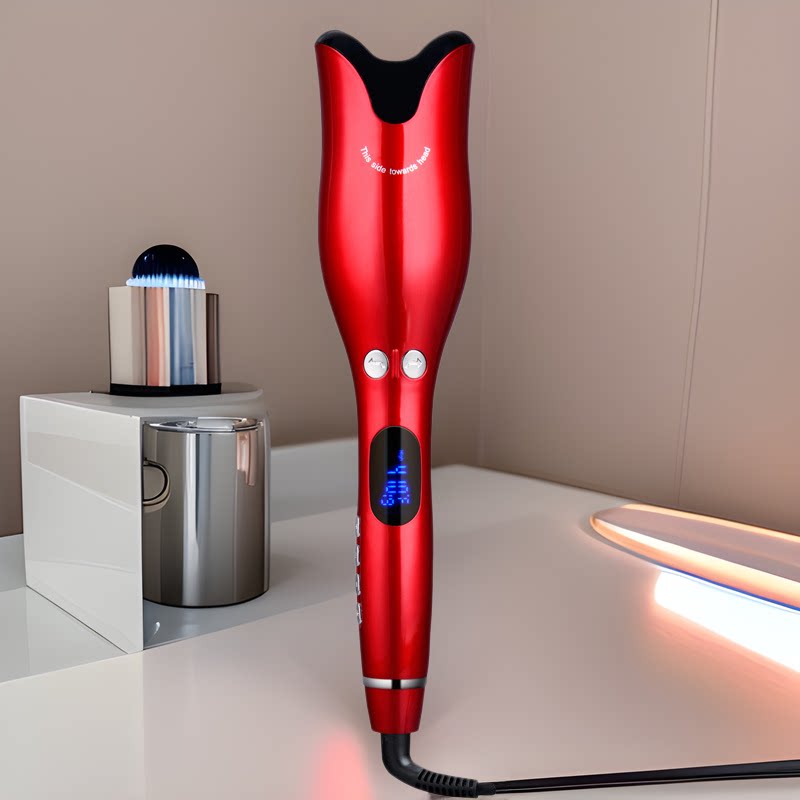 玫瑰型自动卷发器陶瓷智能烫发器负离子不伤发懒人自动卷发棒