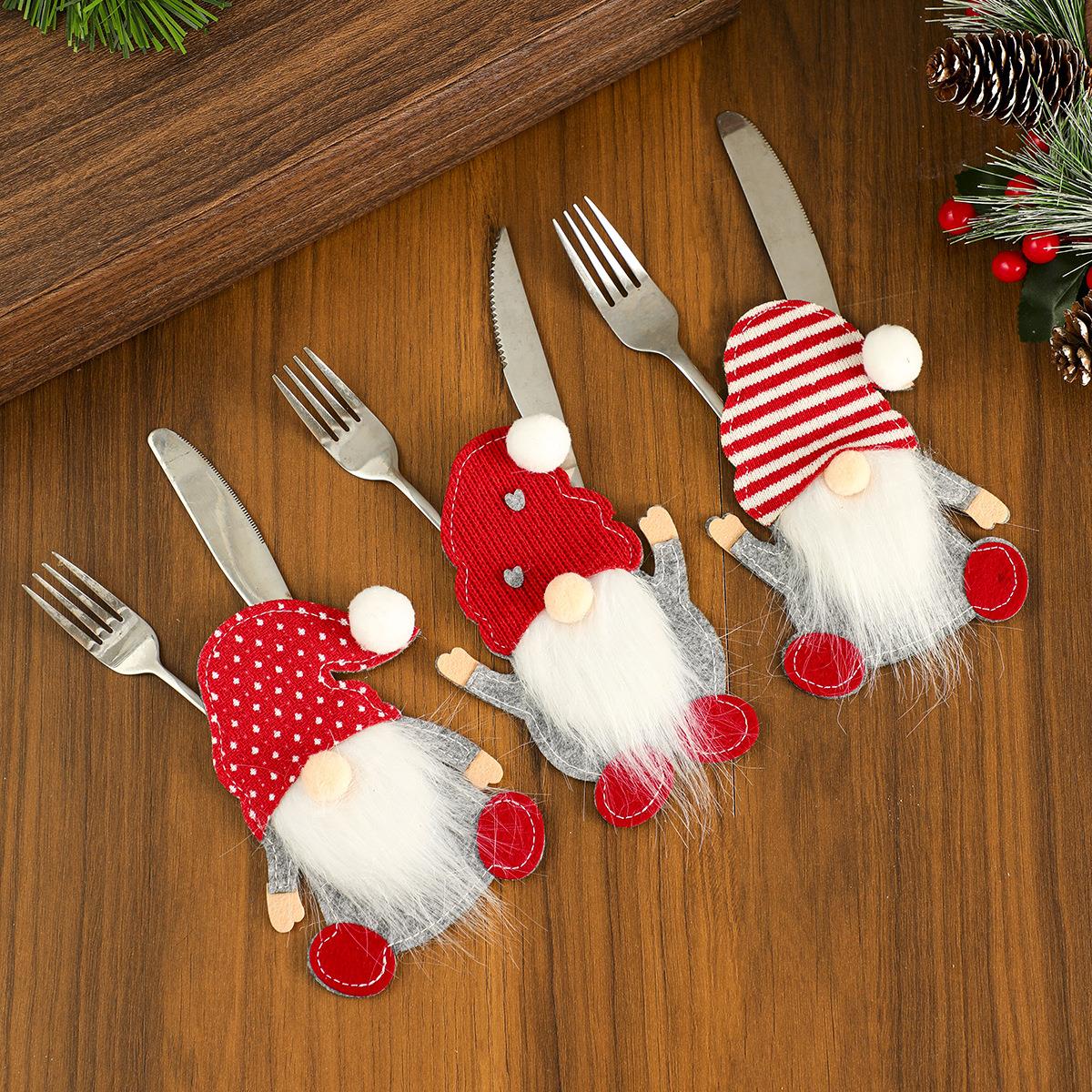 Knife and Fork Set Christmas Hotel Supplies餐具套圣诞用品
