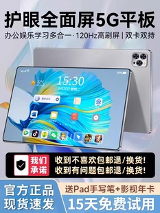 平版 5g平板电脑ipadpro网课游戏办公二合一学生护眼绘画专用安卓机学习系统新品 联发科高清 2024新款 官方正品