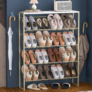 多层夹缝简易小窄鞋架门口家用室内外省空间鞋柜拖鞋收纳置物架子