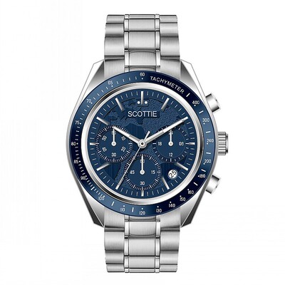 男士三眼时尚大表盘韩版潮流腕表