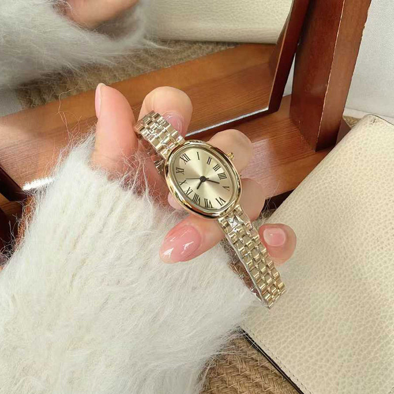 女士中古小金表石英韩版潮流腕表