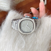 米莎莉 Mishali方形钢带品牌女复古小众设计气质网红同款 潮流腕表