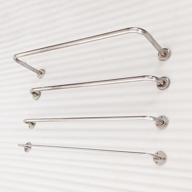 衣架上墙式服装店U型壁挂式女装货架衣服展示架墙上挂衣杆不锈钢