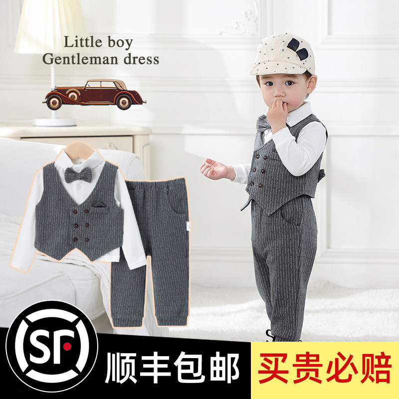 男童宝宝周岁生日礼服
