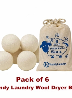 Laundry Wool Dryer Balls Fabric Softener Clothing Wrinkles