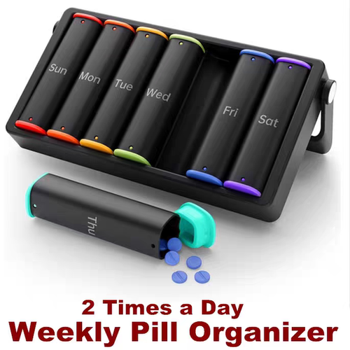 Weekly Pill Organizer Case Box Holder Container Medicine