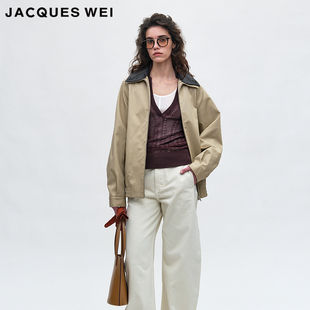 JACQUES WEI 2025春季新款原创设计小众高级感通勤百搭夹克外套女