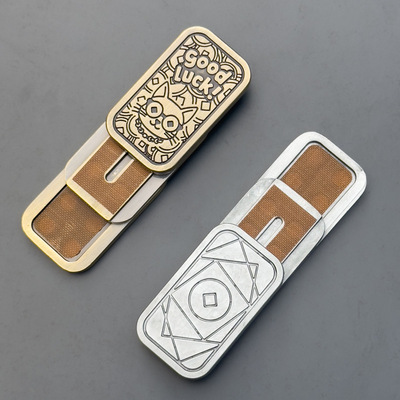 招财猫三层推牌edc解减金属玩具