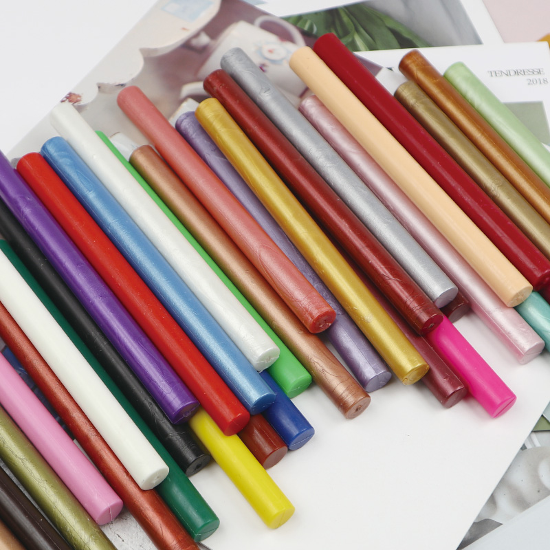 shinmor40色复古棒件包邮火漆蜡