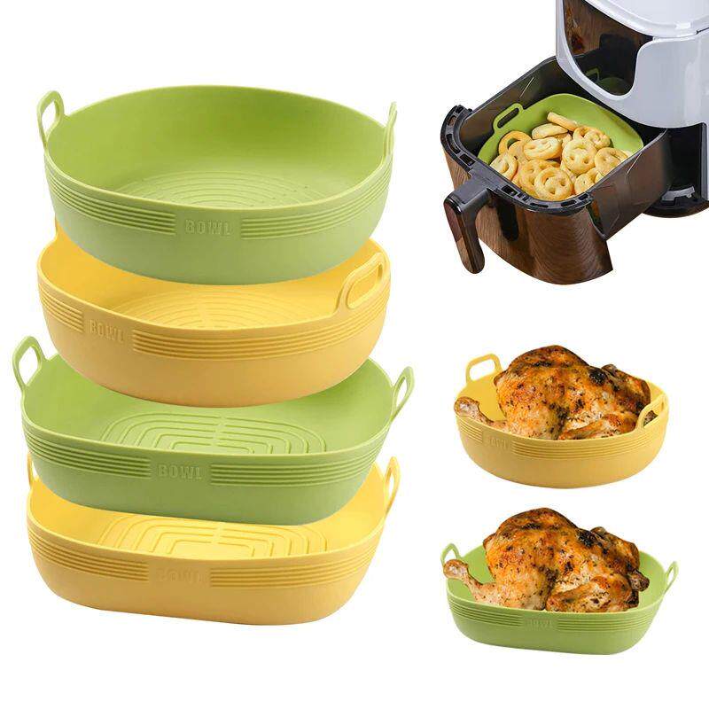 Air Fryers Oven Baking Tray AirFryer Silicone Basket Silicon