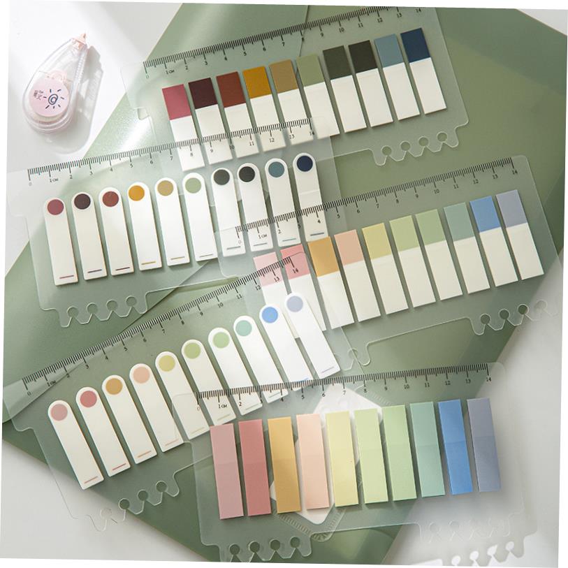 morandi index label sticker highlight sticky notes索引贴标贴