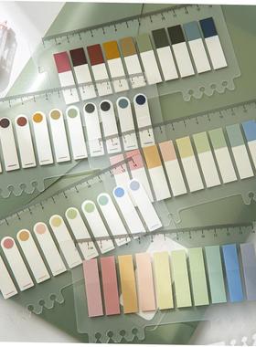 morandi index label sticker highlight sticky notes索引贴标贴