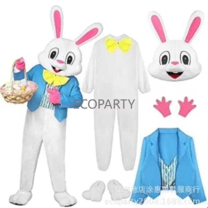 2024 new styles Plush Easter Bunny Rabbit With Vest Mascot C