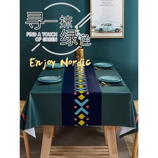 Table cloth waterproof,oil proof and wash free PVC table mat