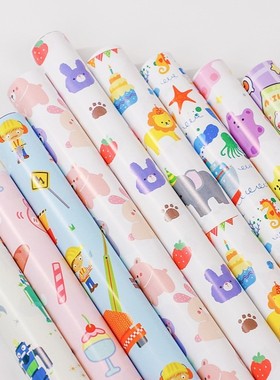 gift wrapping paper roll present wrapper大尺寸礼物包装纸高级