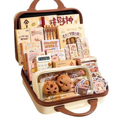 豪华风大礼包文具卡皮巴