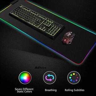 Luminous Gaming Mouse Pad RGB Oversized Glowing Keyboard mat