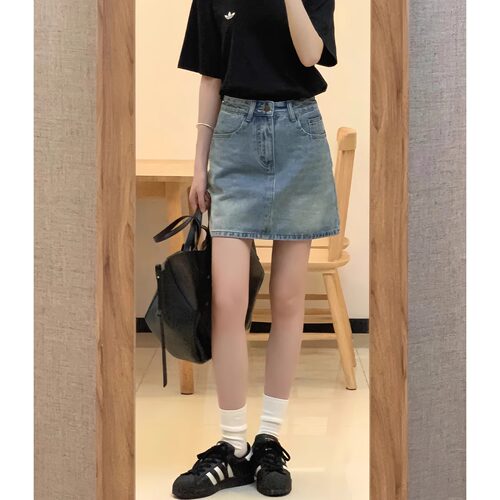 夏季薄款a字包臀半身短裙女